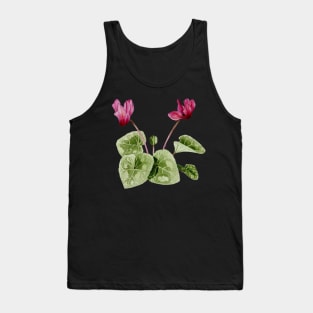 Classic Pink Cyclamen Tank Top